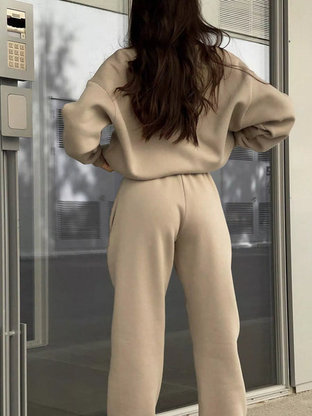 Half Zip Sweatshirt and Pants Set - Image 11