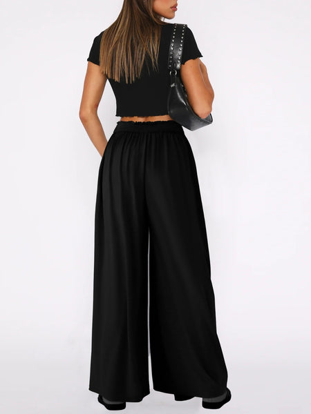 High Waist Wide Leg Pants - Image 16