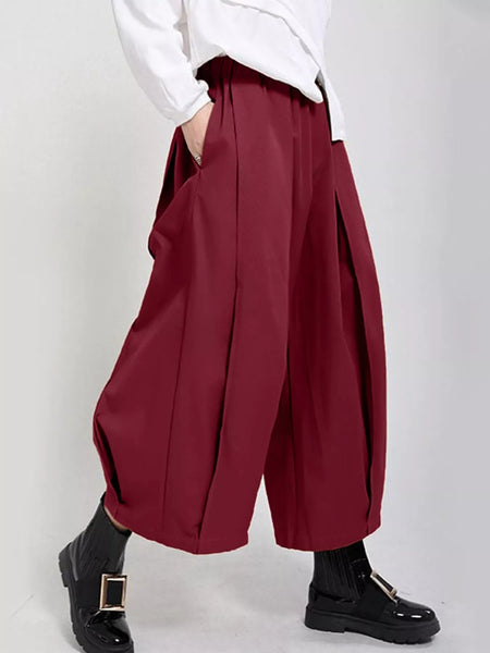 Wide Leg Pleated Detail Pants - Image 27