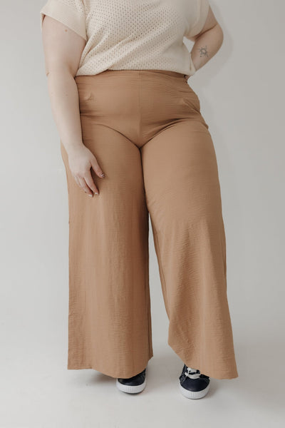 High Waisted Pleated Wide Leg Pant