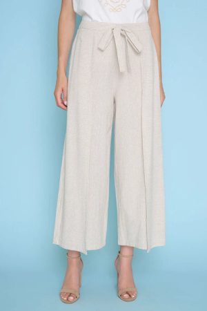 Wide Leg Cropped Pants
